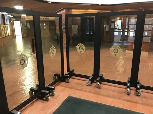 Ballistic Glass in Use